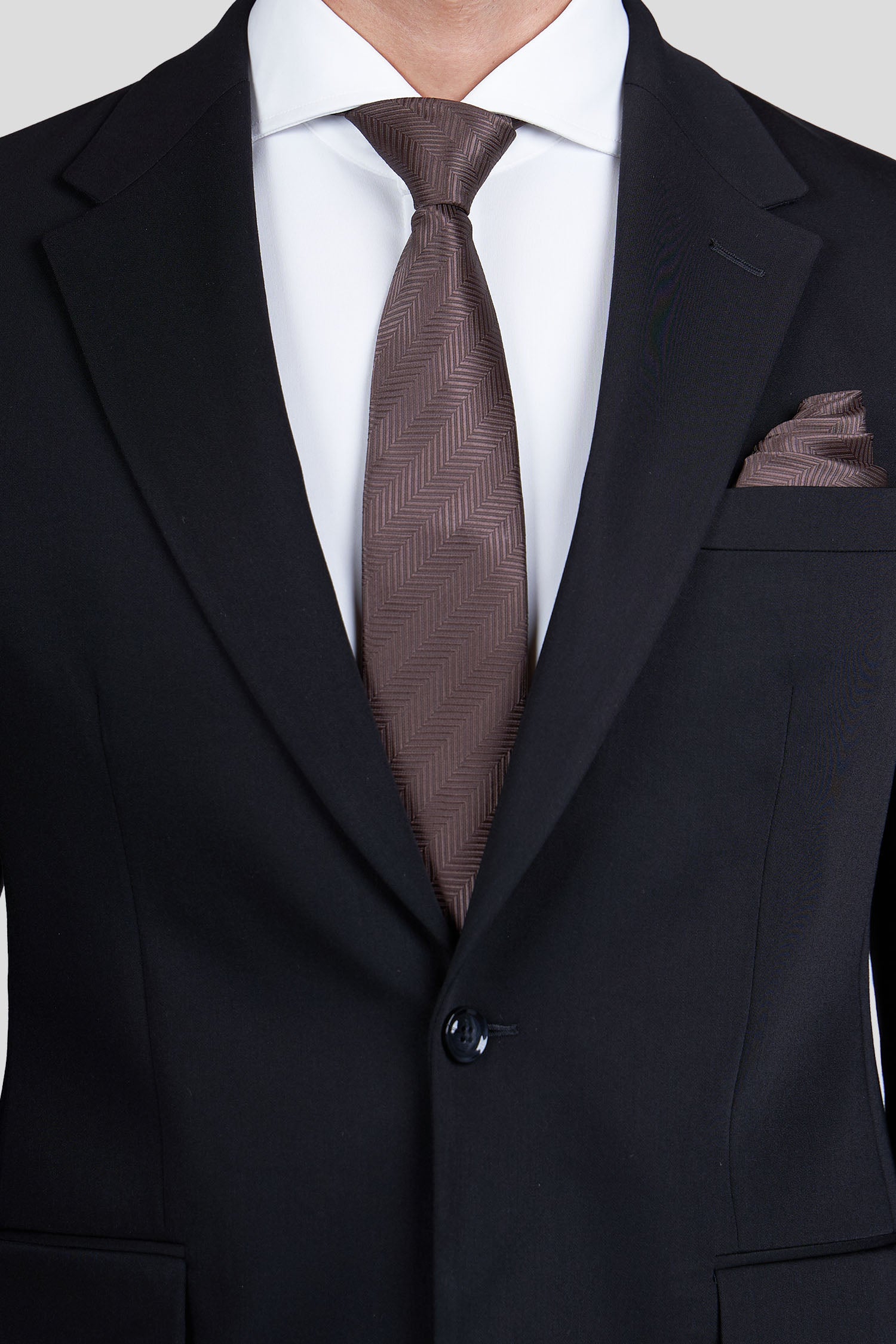 Brunt sildeben slips PVD