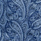Blå paisley slips