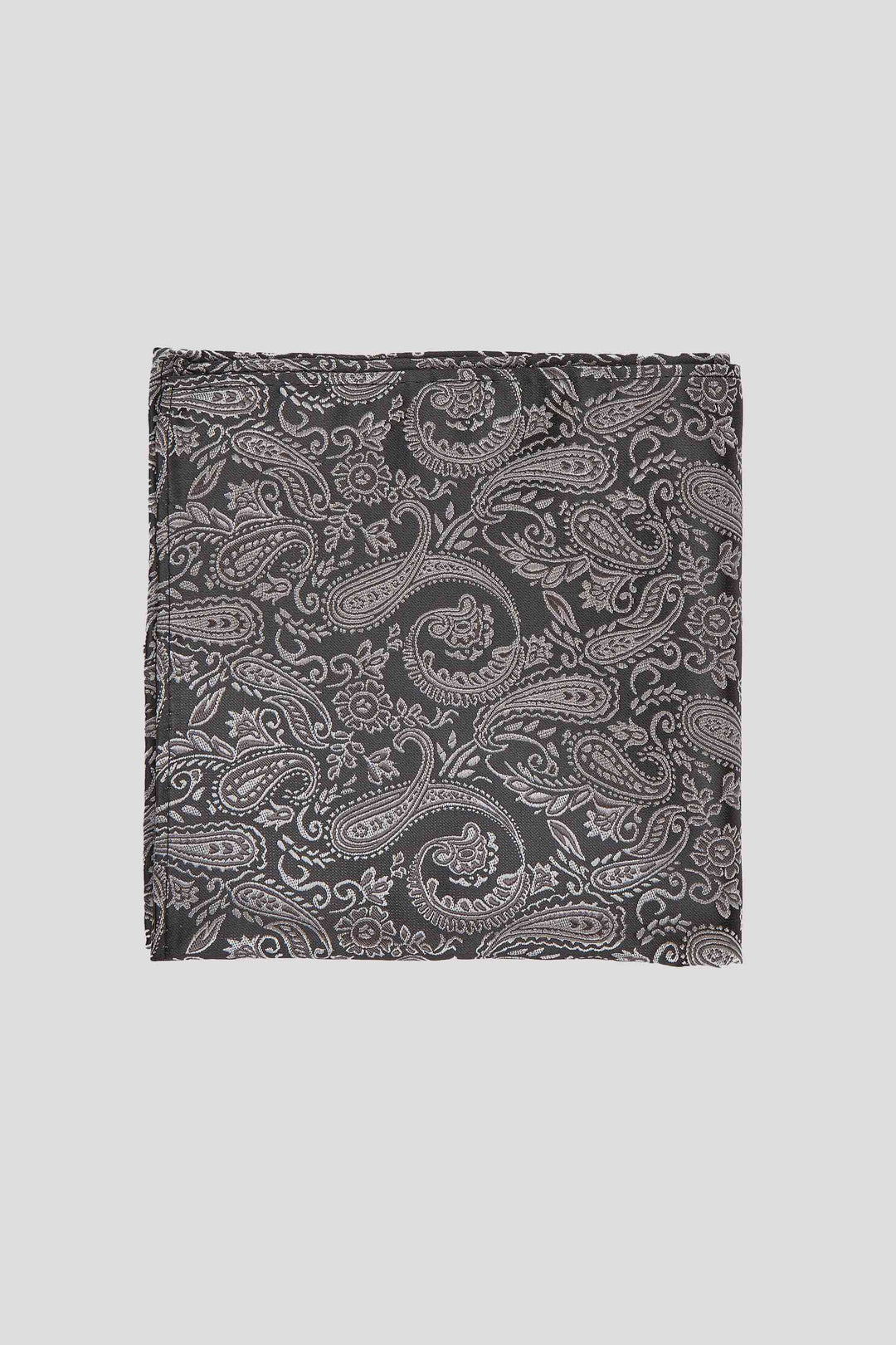 Sort & beige paisley lommeklud PVD