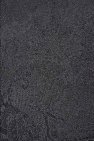 Slips & lommekluds pakke (Sort paisley) suitclub.dk