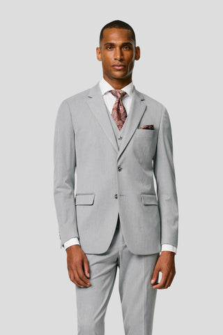 PRESTIGE lysegrå vest MBO