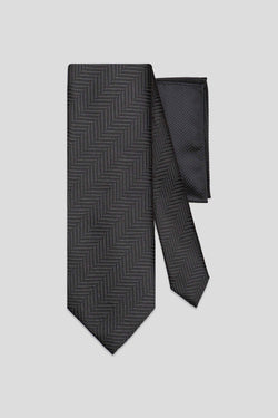 Slips & lommekluds pakke (Sort sildeben)