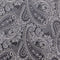 Sort & hvidt paisley slips