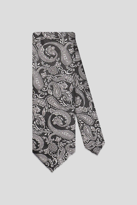 Sort & beige paisley slips PVD