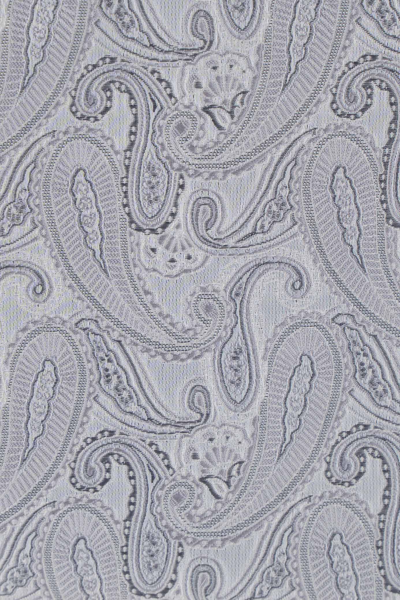 Sølv paisley lommeklud PVD