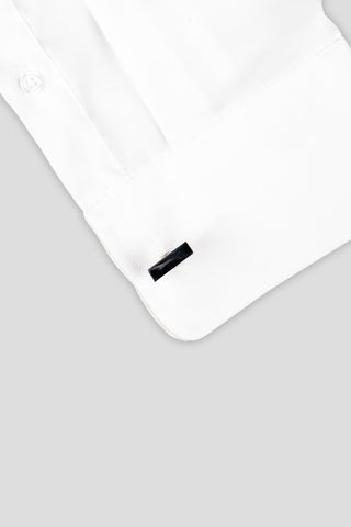 Sølv bar manchetknapper PVD