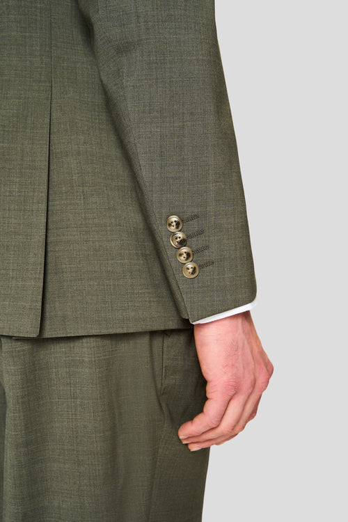 EXCLUSIVE grøn meleret blazer