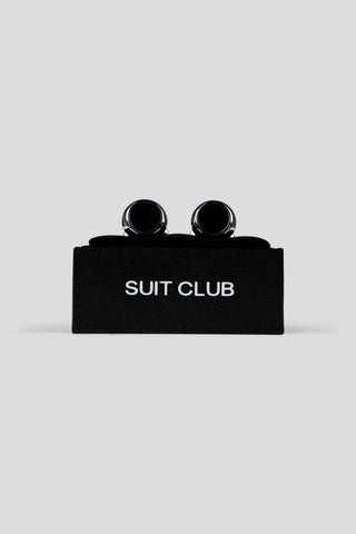 Sølv runde manchetknapper PVD