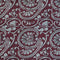 Bordeaux & hvidt paisley slips