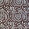 Brunt & hvidt paisley slips