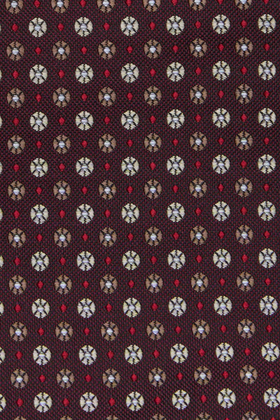 Bordeaux blomstret silkeslips