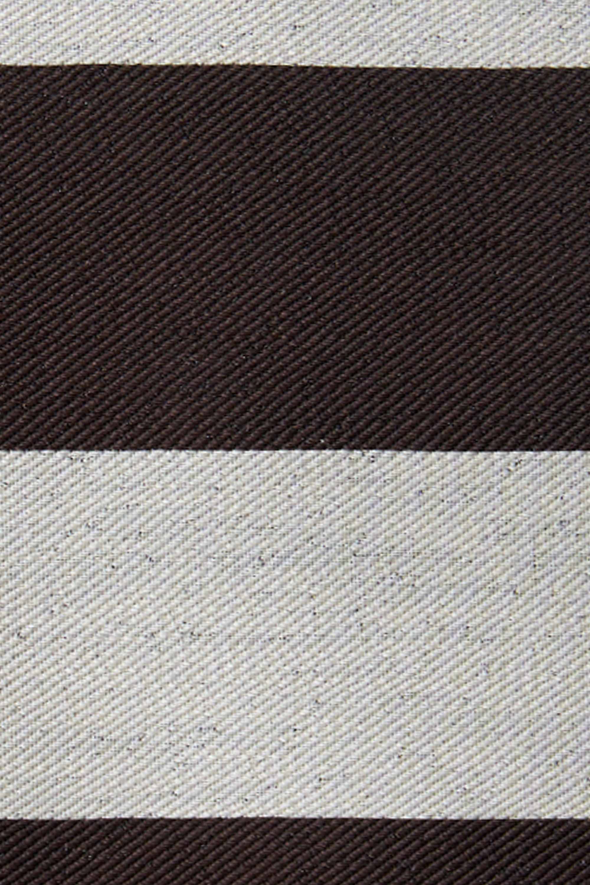 Brun stribet silkelommeklud PVD