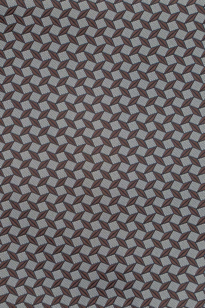 Slips & lommekluds pakke (Brun & beige geometri)