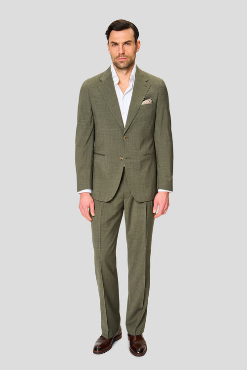 EXCLUSIVE grøn meleret blazer