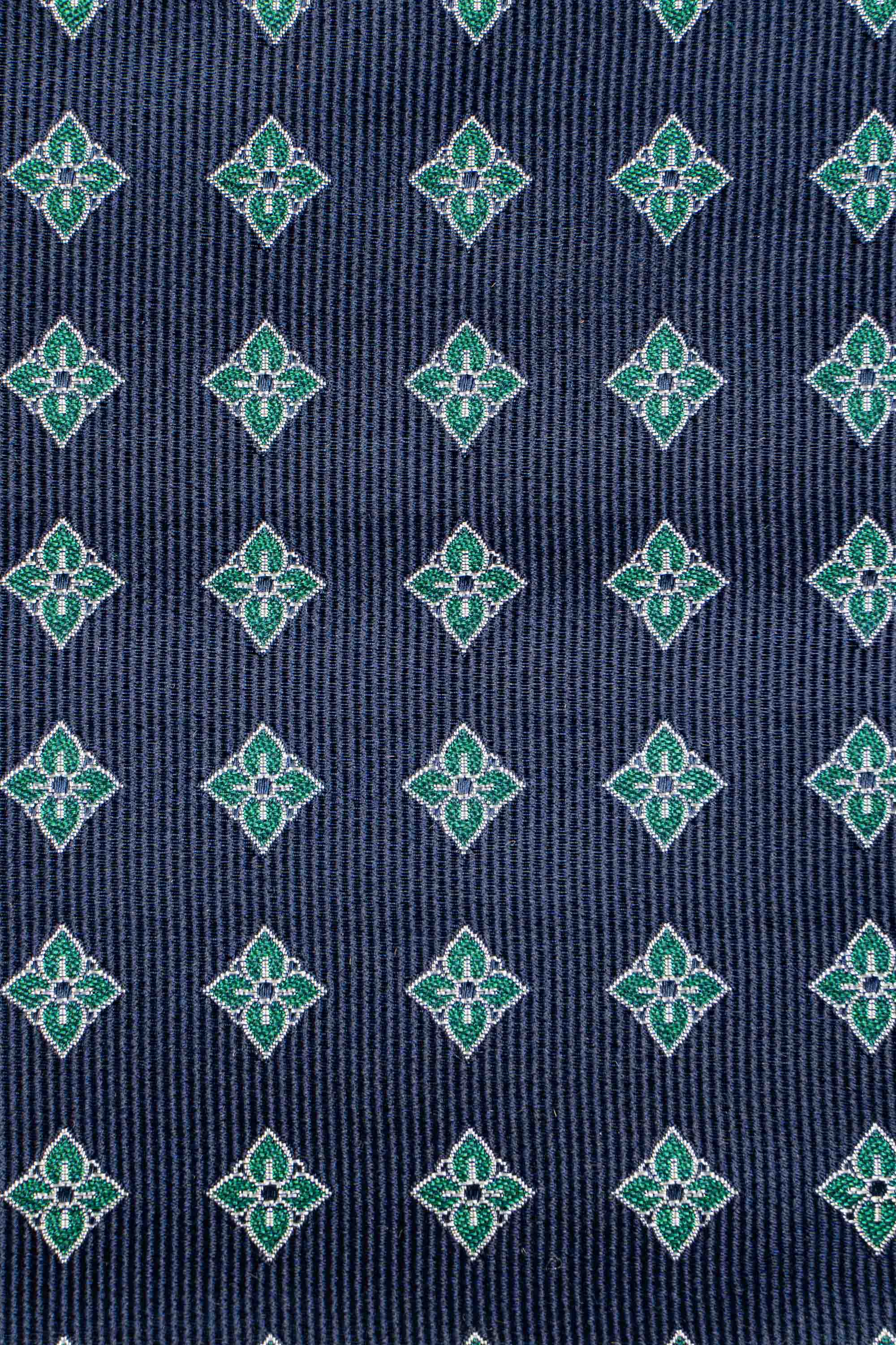 Slips & lommekluds pakke (mørkegrøn blomstret i silke) suitclub.dk