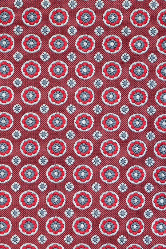 Slips & lommekluds pakke (Rødt blomstret) suitclub.dk