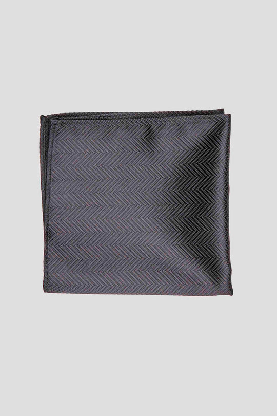 Slips & lommekluds pakke (Sort sildeben i silke)
