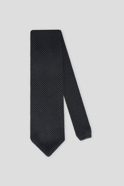 Strikket sort slips
