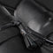 Sort chunky loafer med tassel